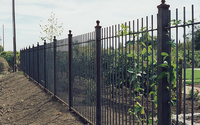 metal fence